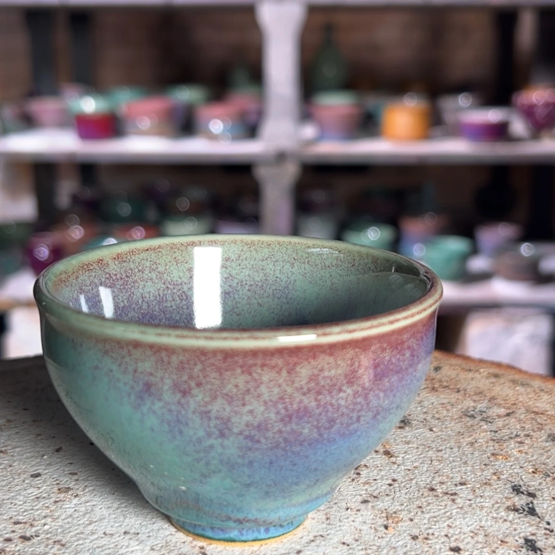 摆件钧瓷摆件茶杯茶器编号18