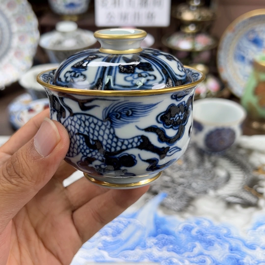 归***零景德镇手工手绘陶瓷