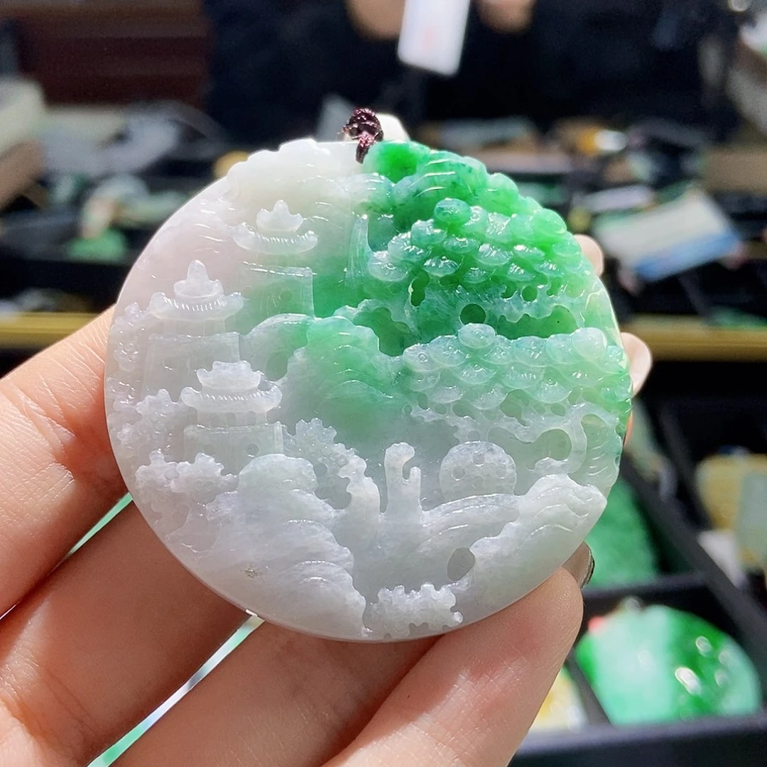 颈饰未镶嵌翡翠翡翠