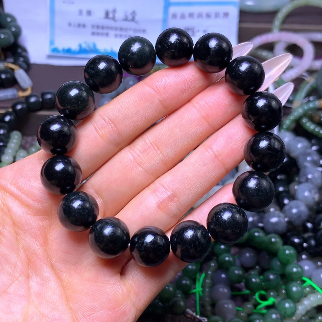 和田玉未镶嵌手串卡14