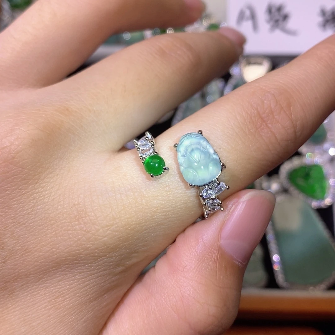 翡翠未镶嵌颈饰天然