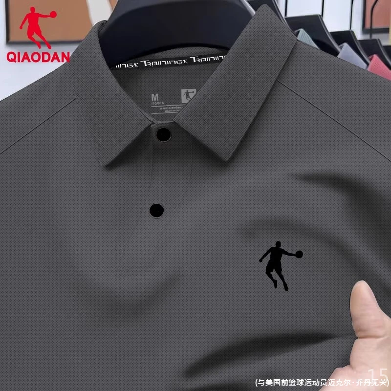 乔丹旗舰短袖polo衫男2025夏季新款翻领t恤运动上衣男士商务保罗