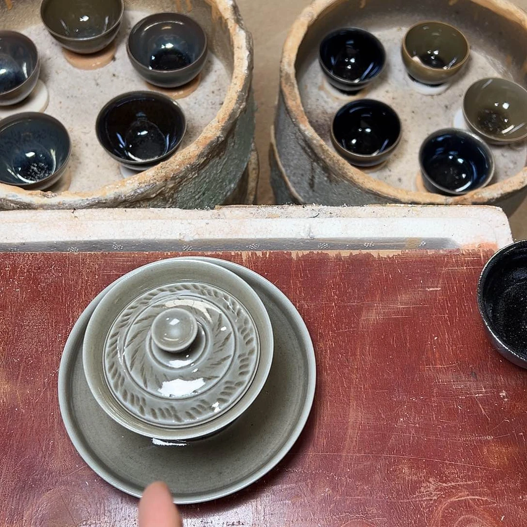 茶盏青钰龙窑主人杯