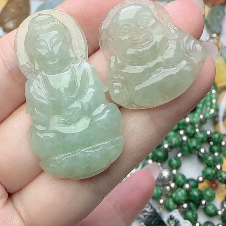 翡翠未镶嵌颈饰天然A货