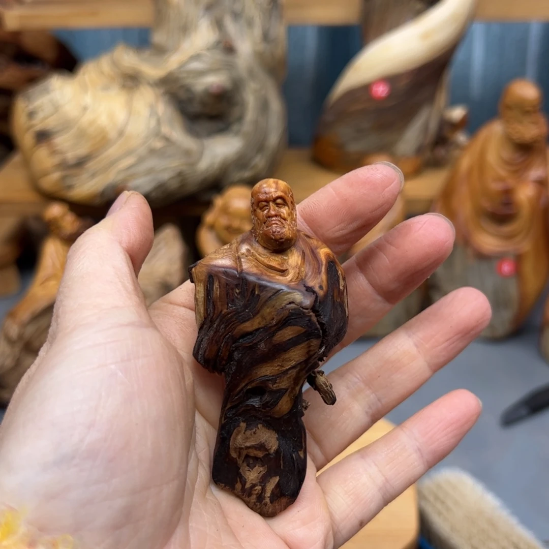 柏木崖柏木摆件手把件，49