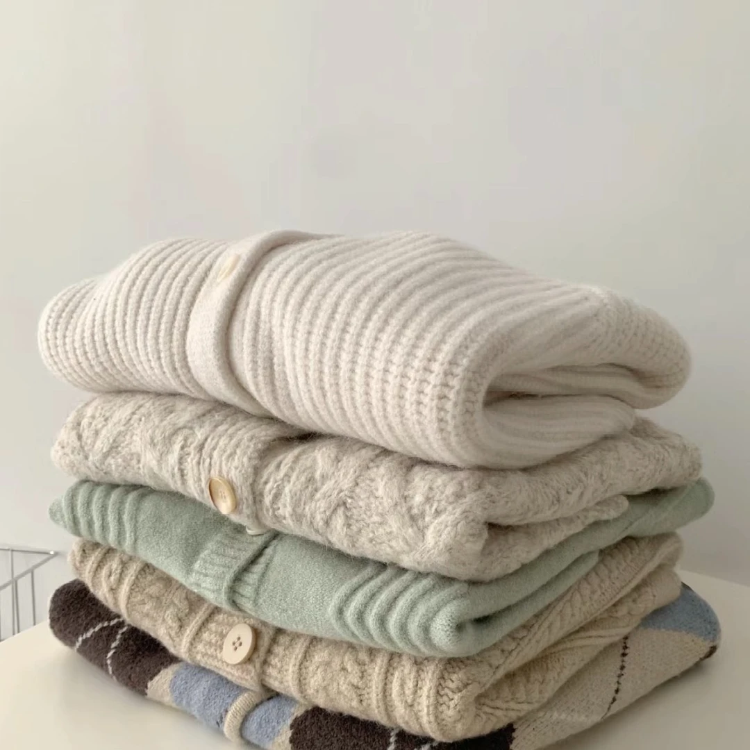 L501-600很多美衣长袖时尚纯色圆领韩版百搭夏秋休闲毛衣