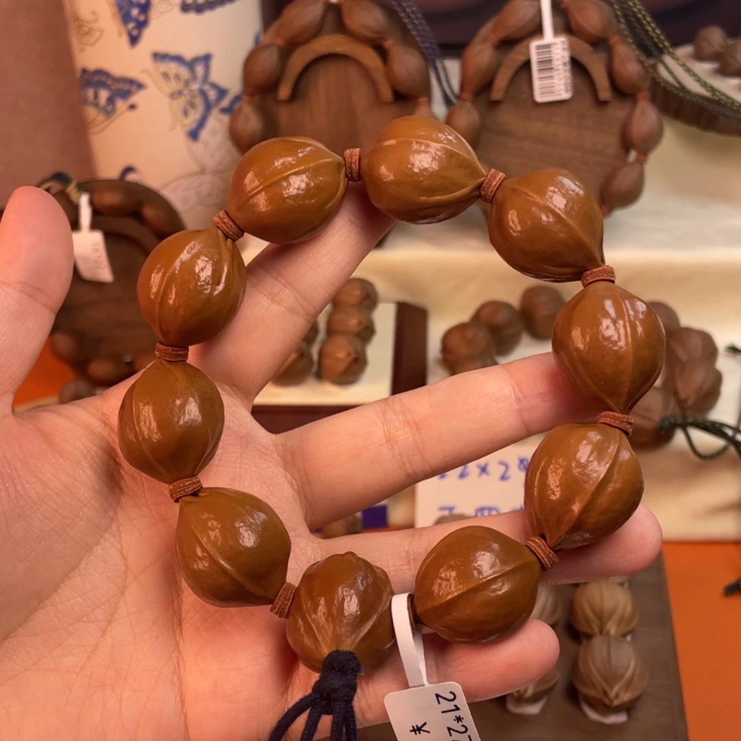 螺****橄榄核手串/手链2127梅林铁核精品