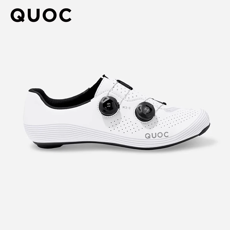 QUOC M3 Sport新款公路锁鞋竞赛级碳纤维鞋底透气舒适男女通用