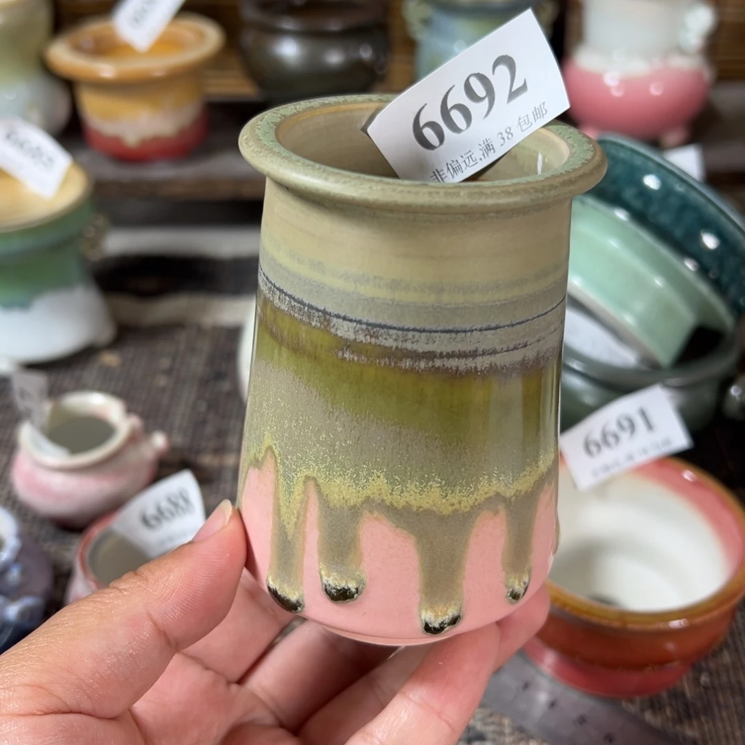 口5高10 手工花盆满30包邮