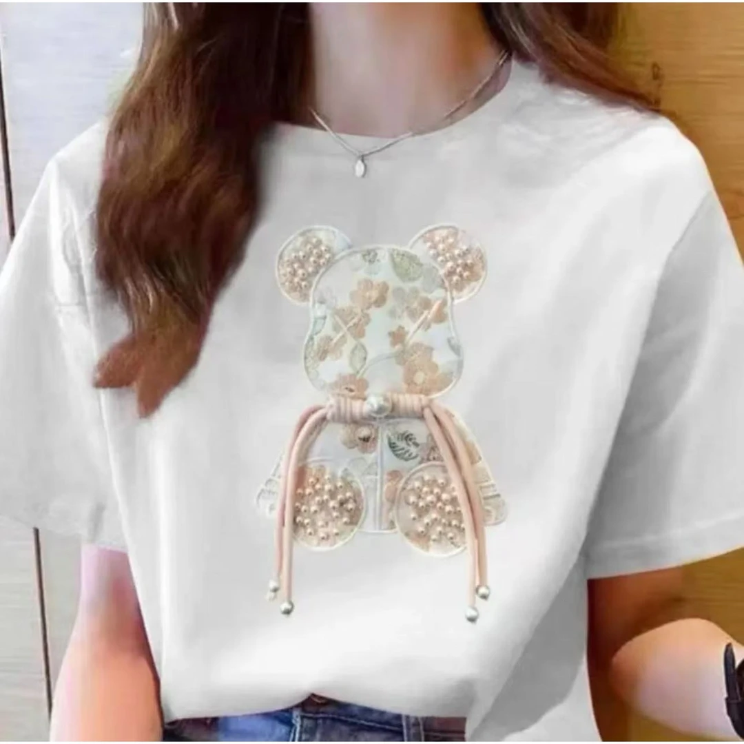 【清仓】上新女款时尚休闲百搭夏季潮流半袖ins春夏t恤圆领显瘦短袖