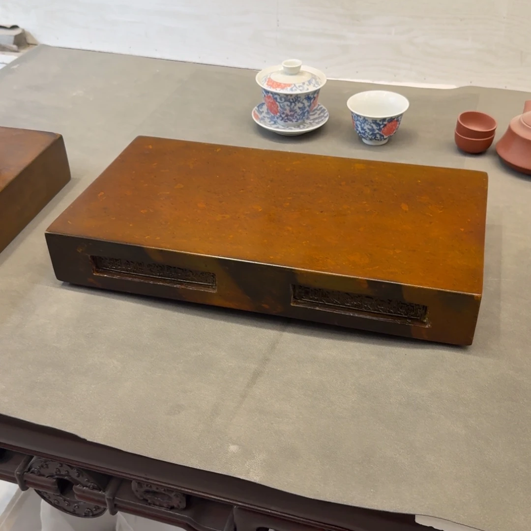 砖雕40-20-6 老料金砖 古铜色