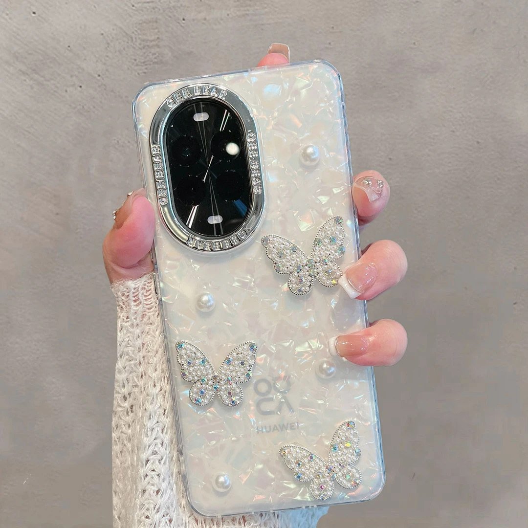 适用于华为nova13pro手机壳mis-al00半透明新款女小清新蝴蝶防摔