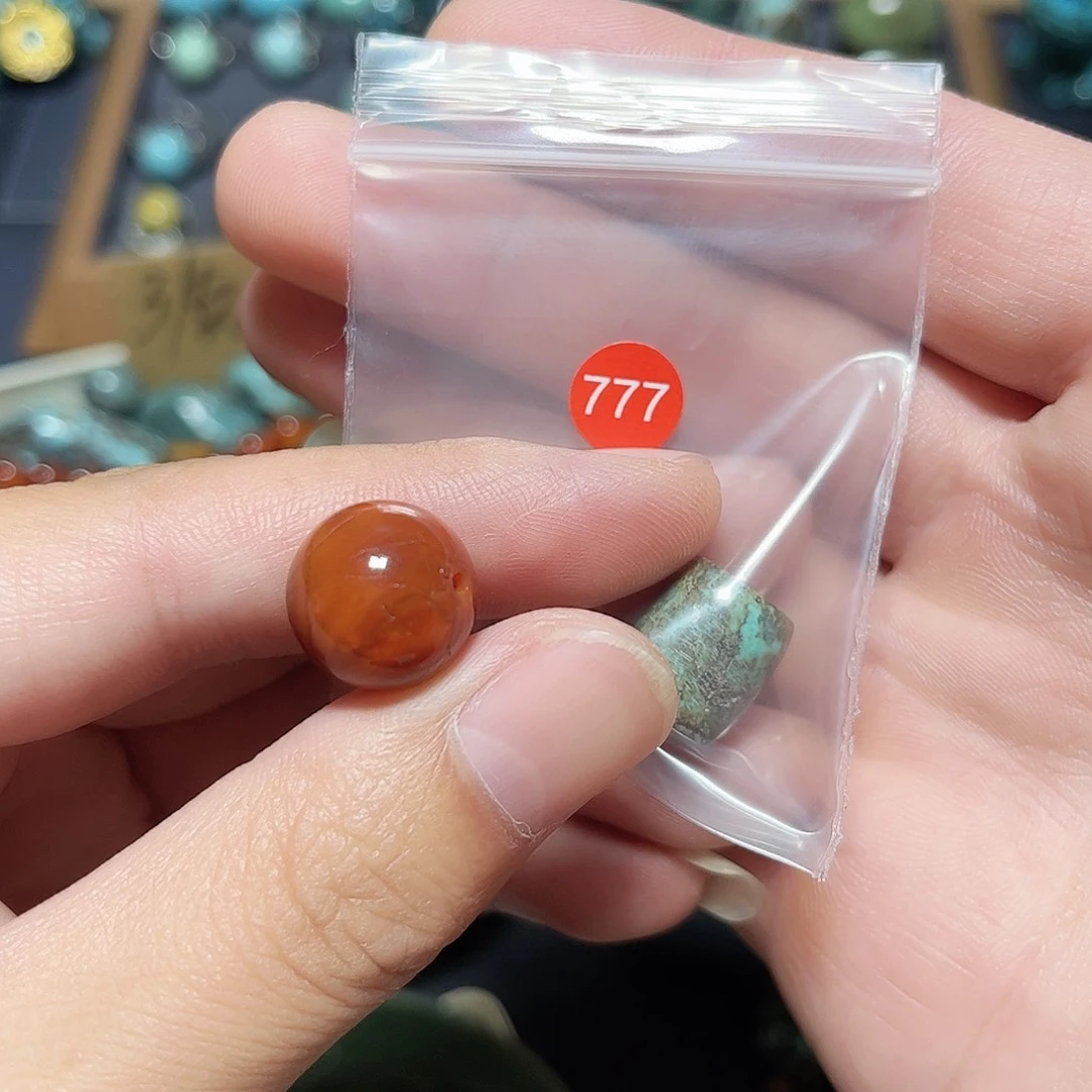 外***物未镶嵌圆珠桶珠老型手串！！玛瑙/玉髓