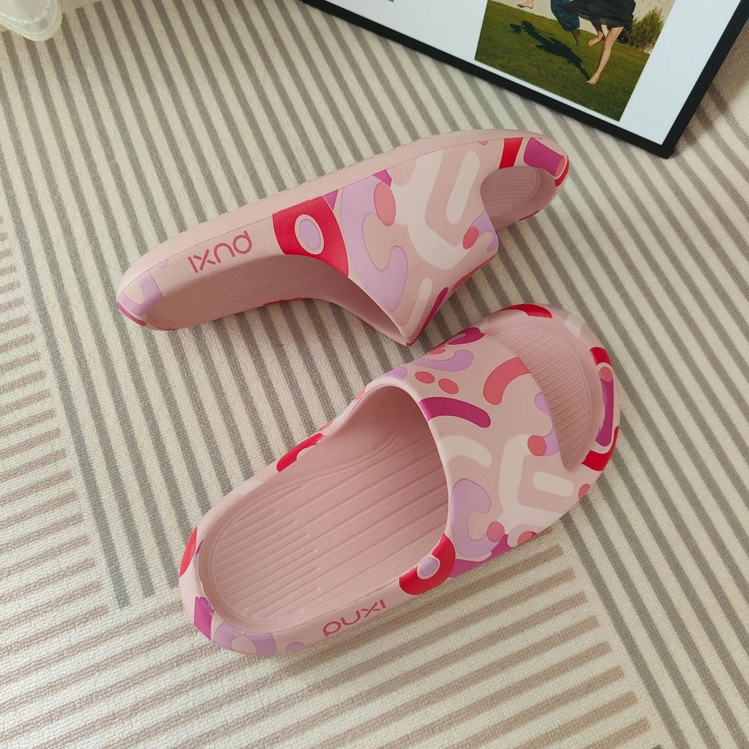 朴西夏季新版香蕉船软底情侣款外穿时尚防滑家居浴室凉拖鞋沙滩拖