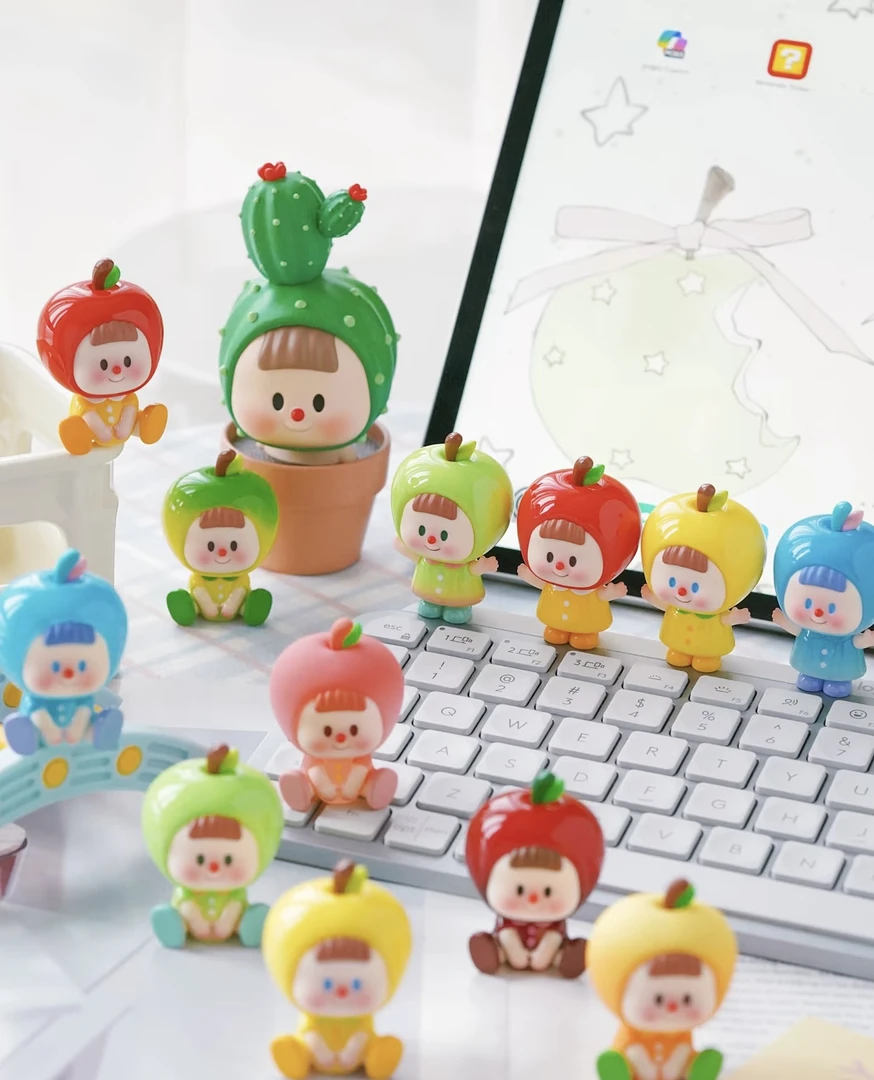 【代拆】多多妹mini果果初代萌粒盲盒手办摆件