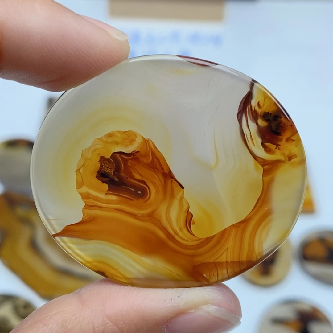 玛瑙/玉髓未镶嵌珠宝半成品