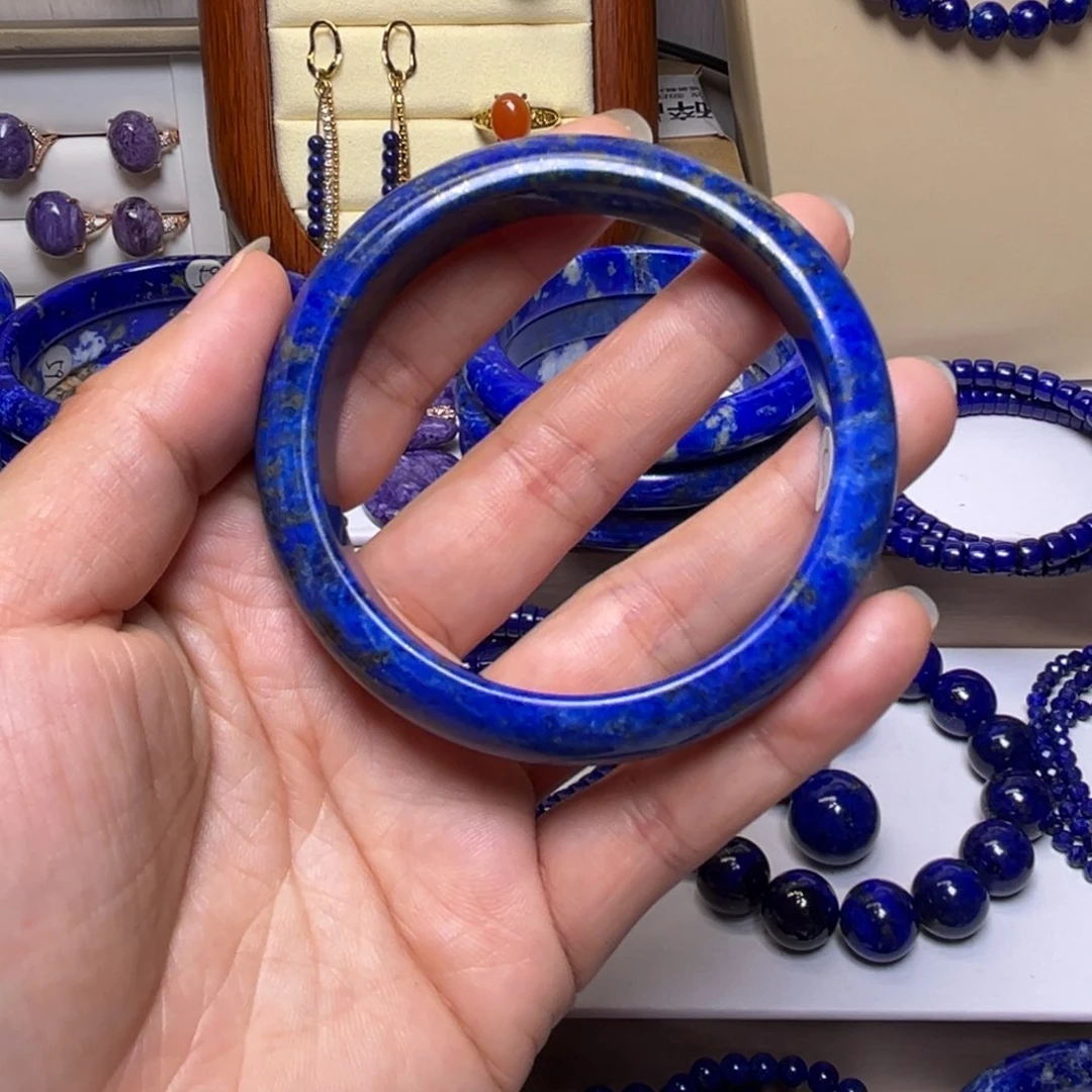 青金石手镯未镶嵌手镯58m m