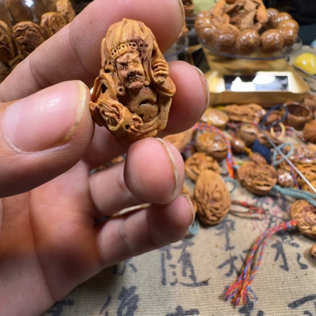 手串/手链核桃桃核雕刻密宗16