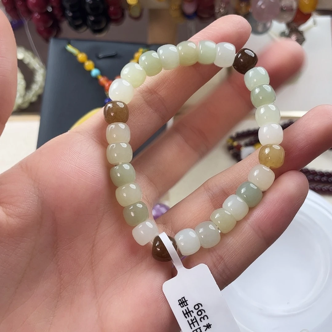 未镶嵌手链和田玉（糖玉）