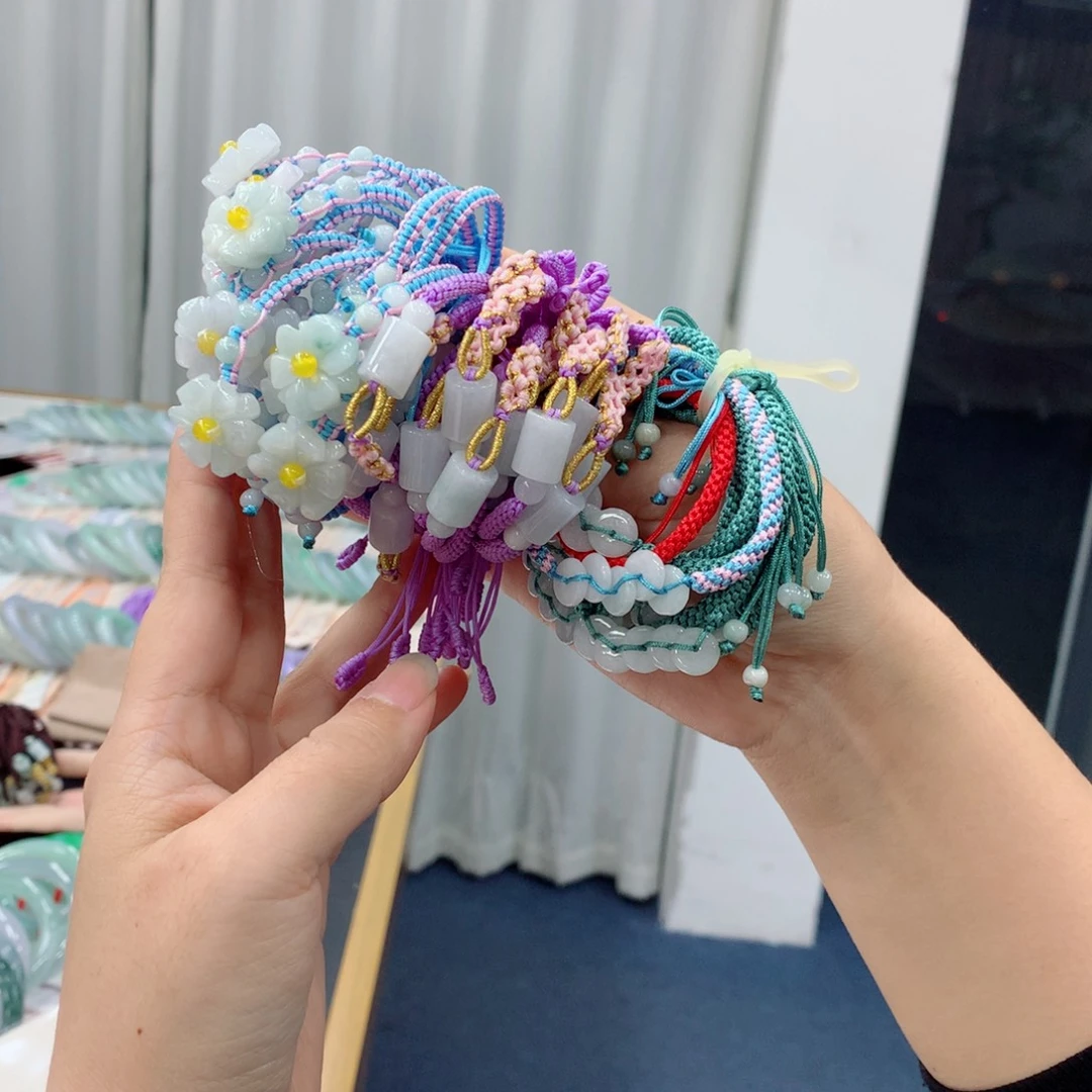 翡翠未镶嵌手链买断