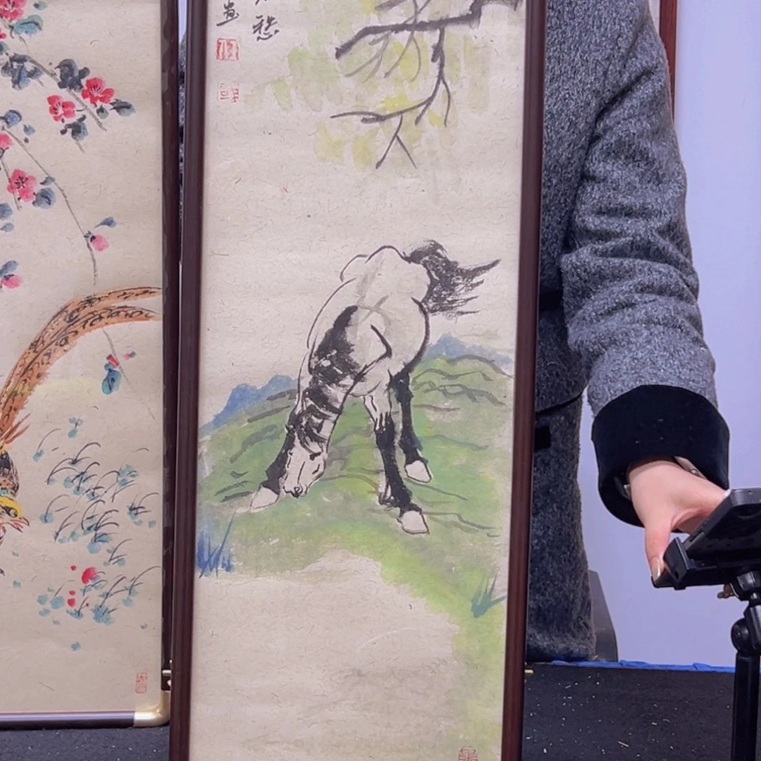 书法老师手写手绘带框发货