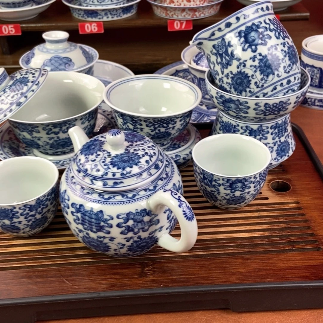 纳***懂哈哈哈哈八件套景德镇