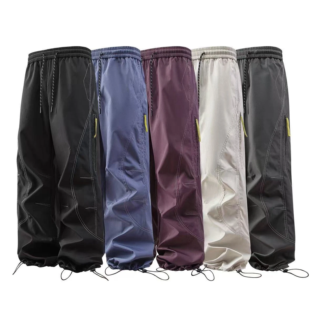 工装裤子男女宽松潮牌直筒束脚裤女P男士休闲裤运动时尚户外百搭