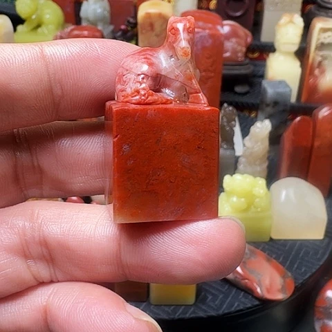 寿山石高山水洞石