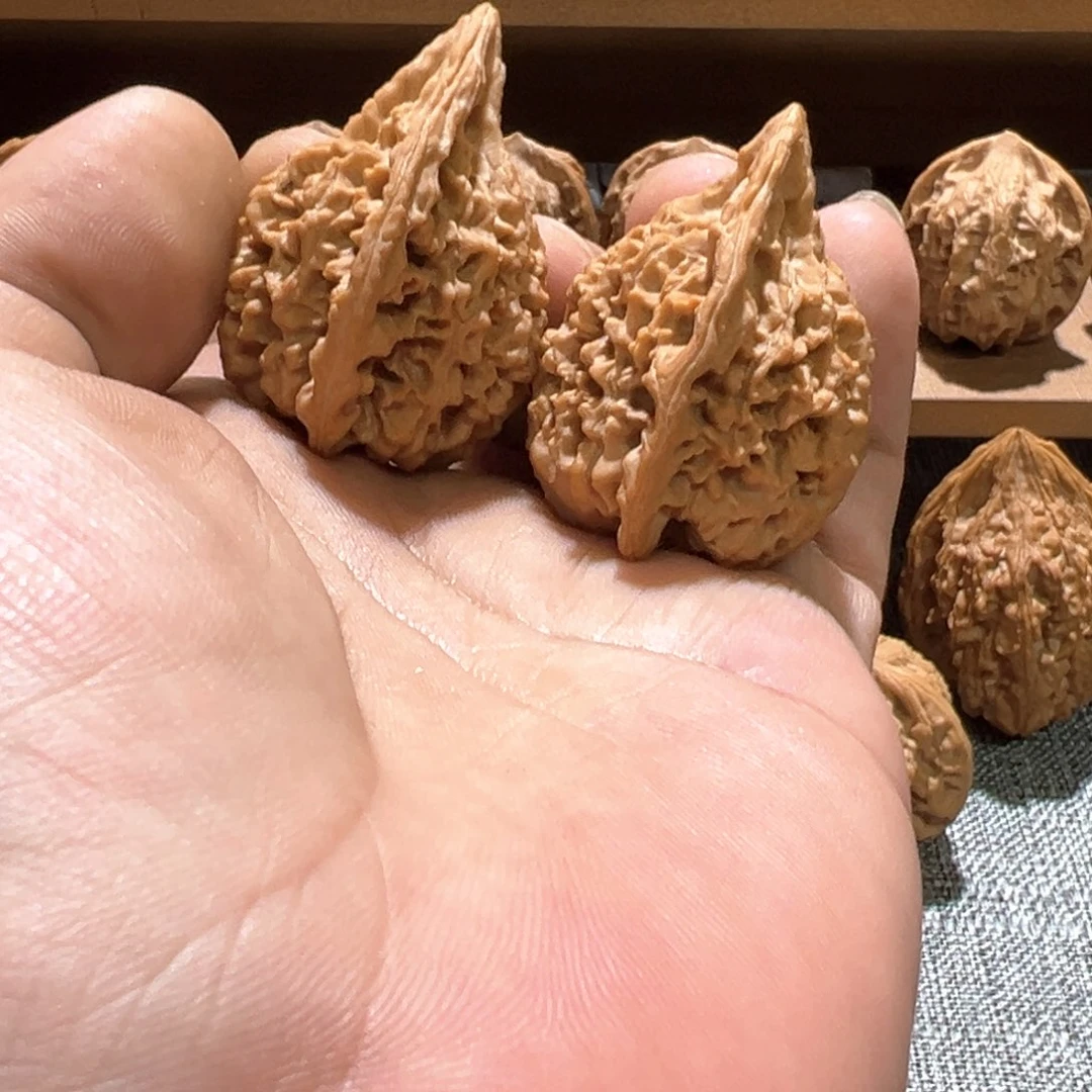 微***吹核桃手串/手链36边45高秦岭野核鸡心