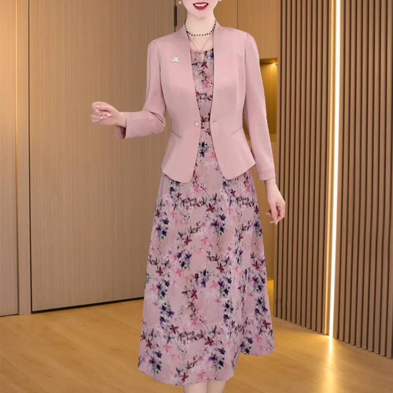 【可蓓儿】长袖连衣裙春装女2025新款高级感今年流行爆款十三妈妈装