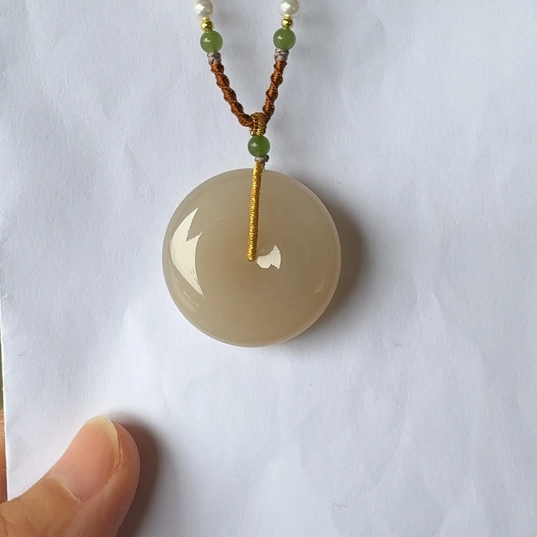 和田玉颈饰未镶嵌我****乐