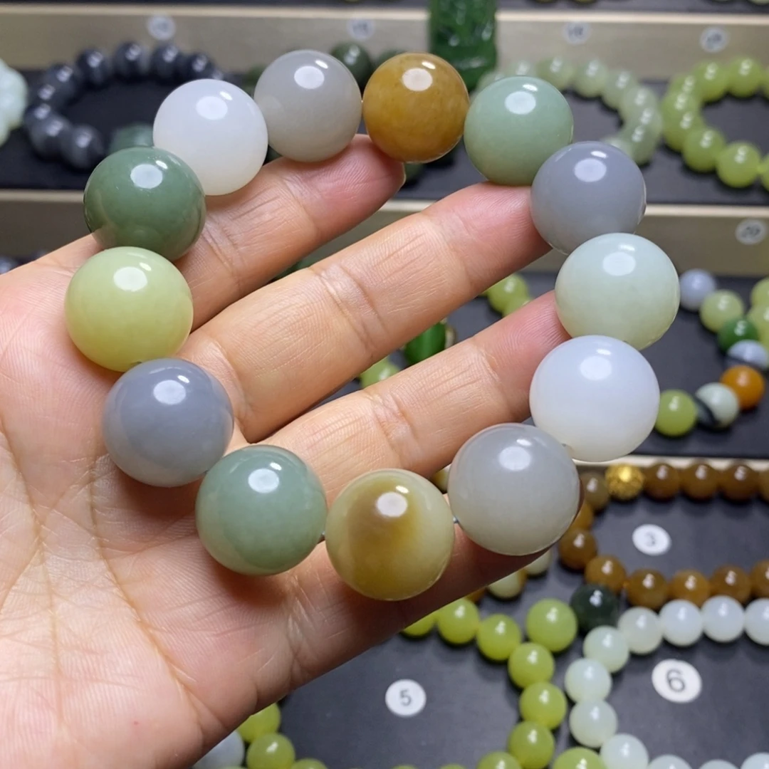 和田玉未镶嵌手链