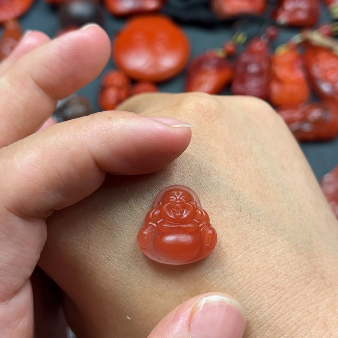 南红玛瑙未镶嵌吊坠