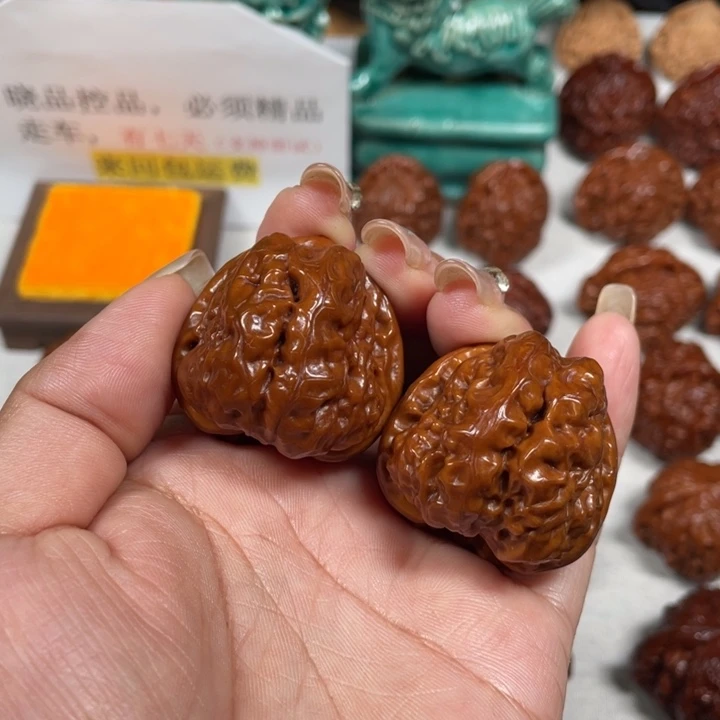 胡***生文玩核桃吊坠蛤蟆6LXP#00#