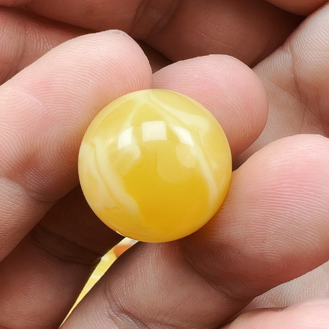 蜜蜡颈饰未镶嵌单珠20.8mm