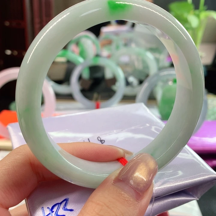 翡翠未镶嵌手镯56.8圈口（22#