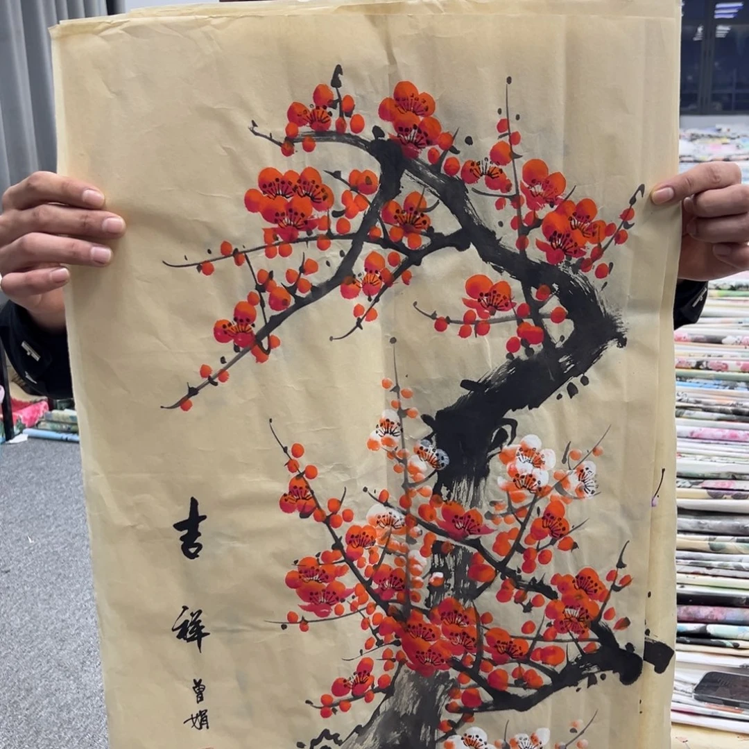 国画纯手绘字画宣纸