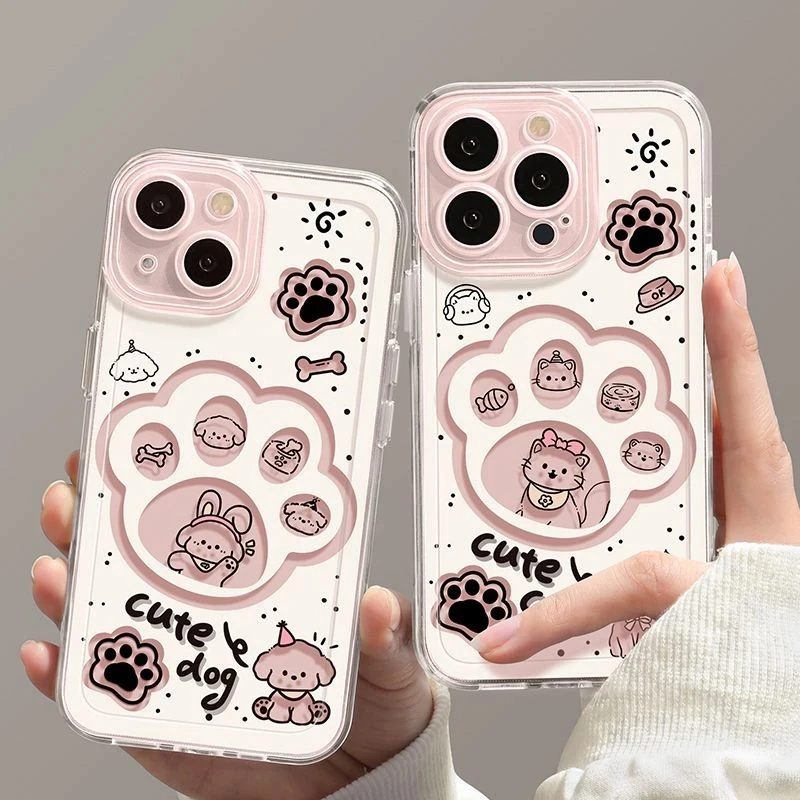 欧克里里猫爪猫咪兔子适用苹果16promax手机壳华为vivo小米15oppo