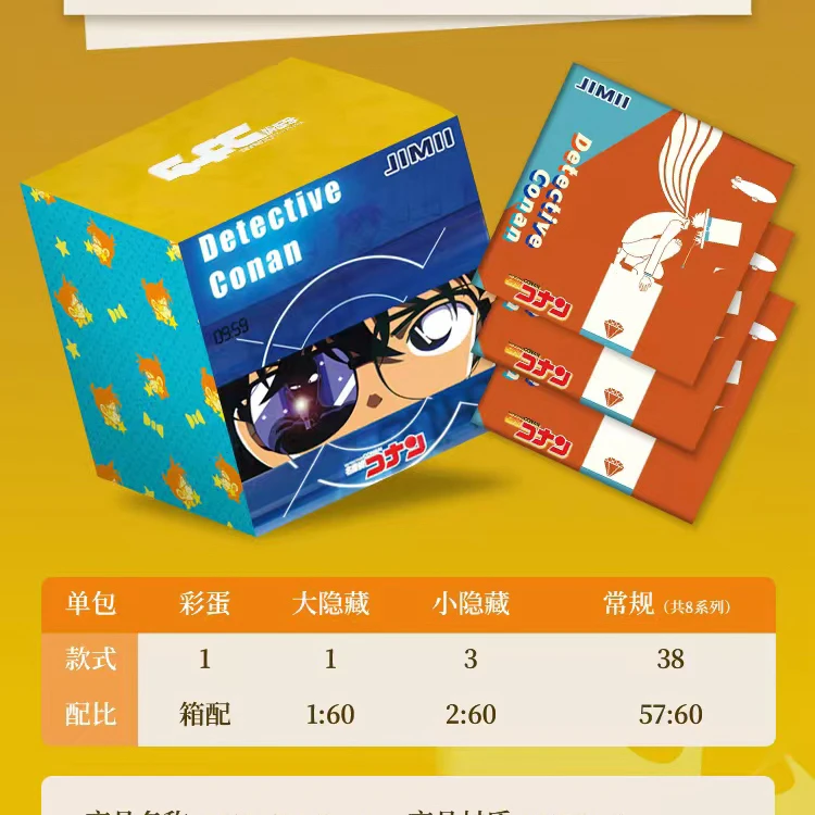 【JIMII极米潮玩】精品双闪吧唧柯南时光的密语第一弹65mm兑换周边