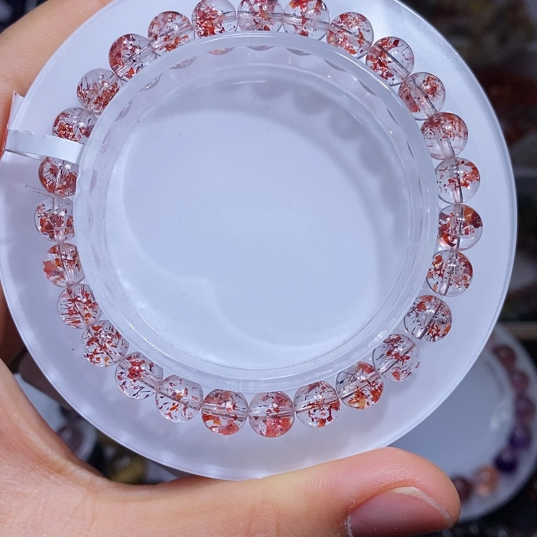 水晶手链未镶嵌金草莓