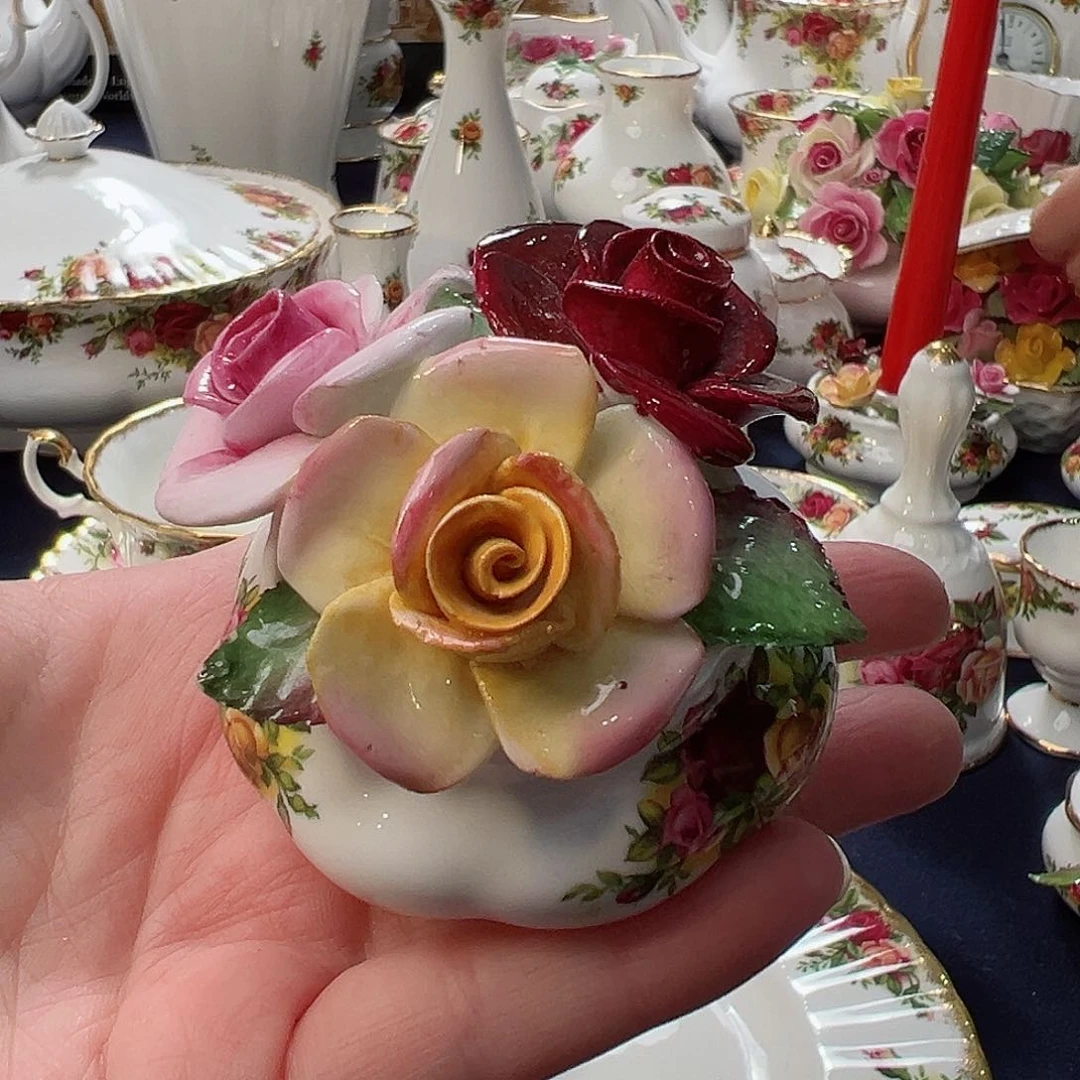 摆件中古美物 老镇玫瑰