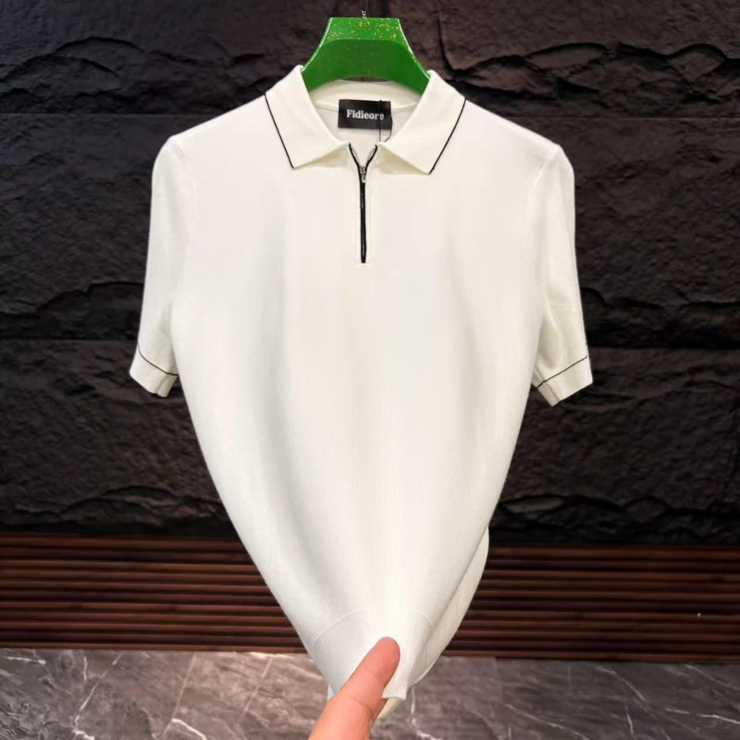 【DL轻奢】男士新款商务休闲针织POLO衫