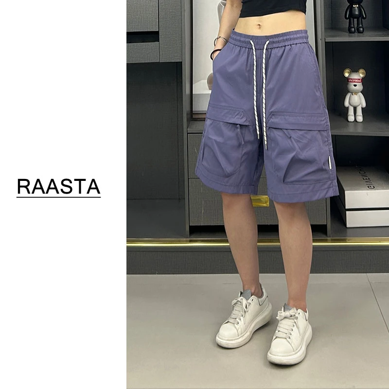 轻薄透气网眼短裤男夏季五分裤潮流宽松百搭户外工装运动沙滩裤