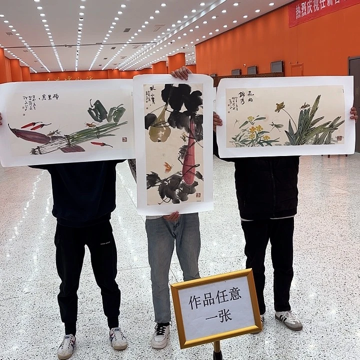 国画李陈良老先生晚年展览原作