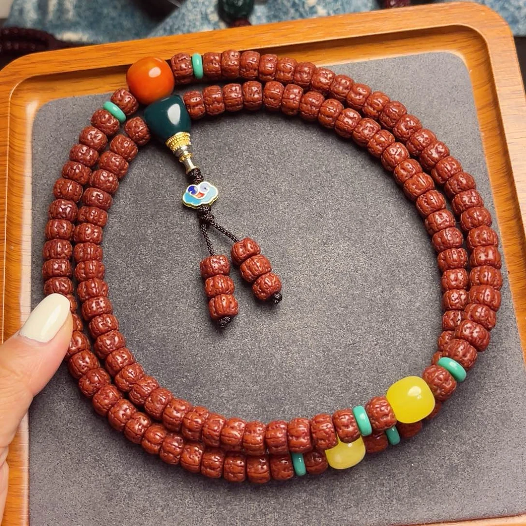 金刚菩提吊坠请****人藏式直切一代龙