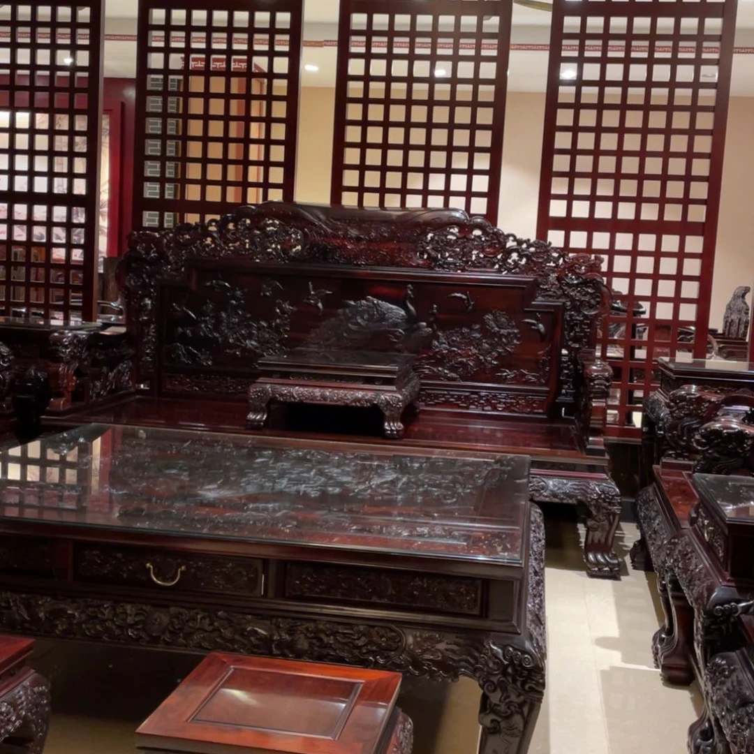 红酸枝木类成套家具