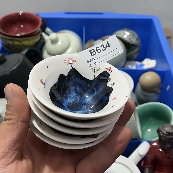 瓷片默认微瑕瓷器、茶具、壶、摆件，介意勿拍