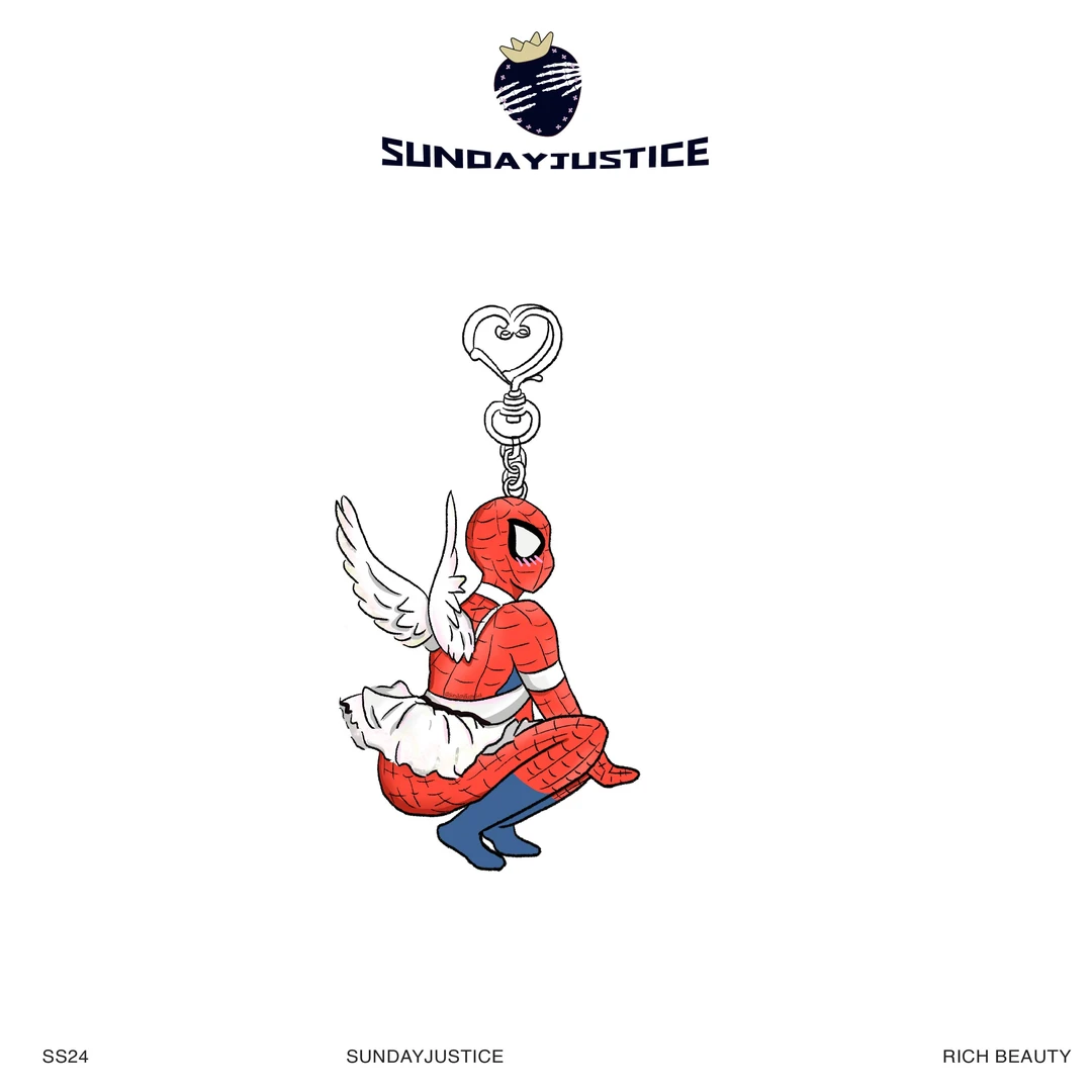 SundayJustice原创设计KT亚克力挂件 独家百搭可爱潮酷现货