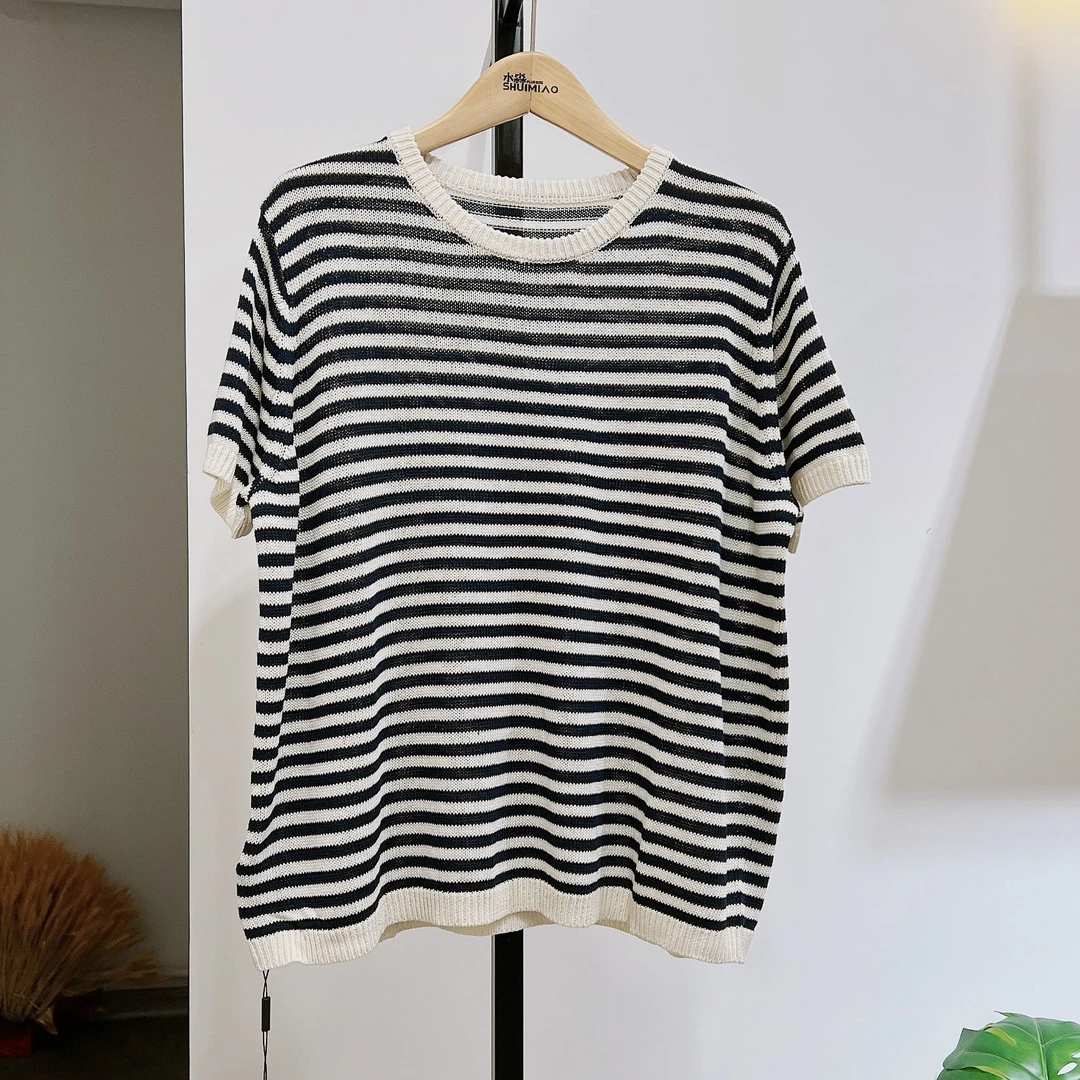 水淼大码胖妹妹毛织套头衫0670