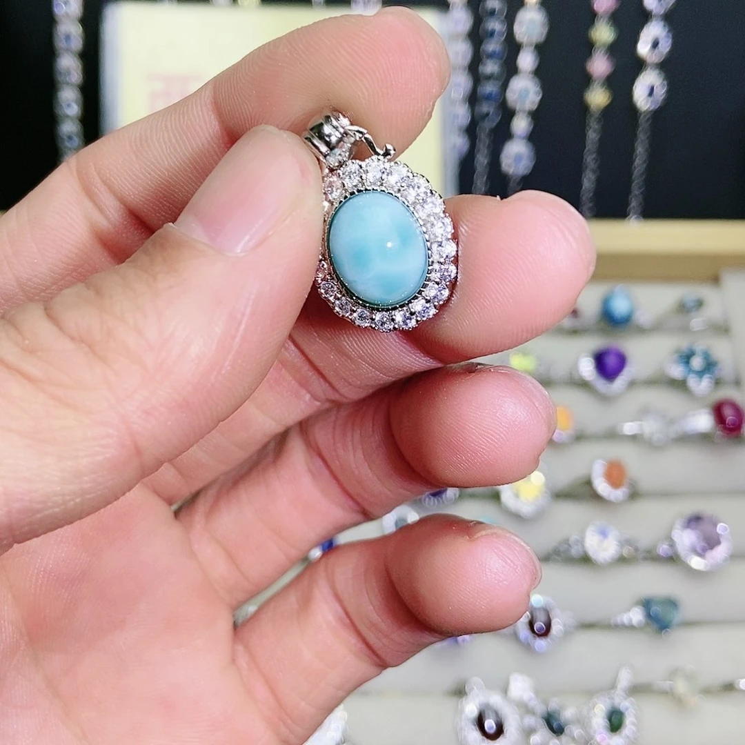 【闪购商品】未镶嵌针钠钙石（海纹石）吊坠(不含链)